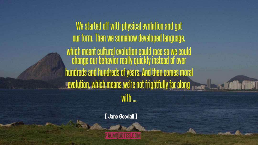 Cultural Mores quotes by Jane Goodall