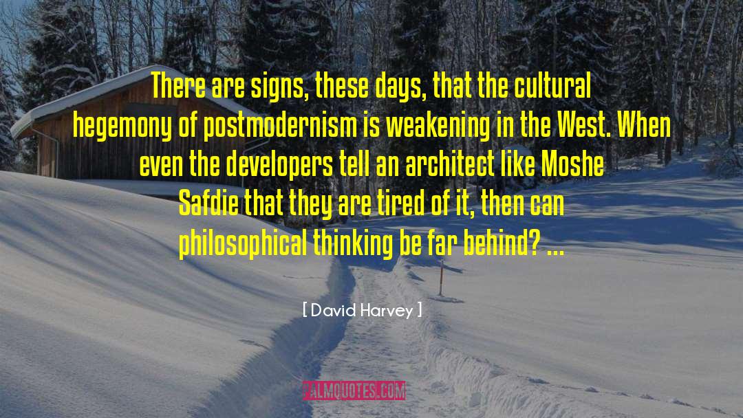 Cultural Reformation quotes by David Harvey