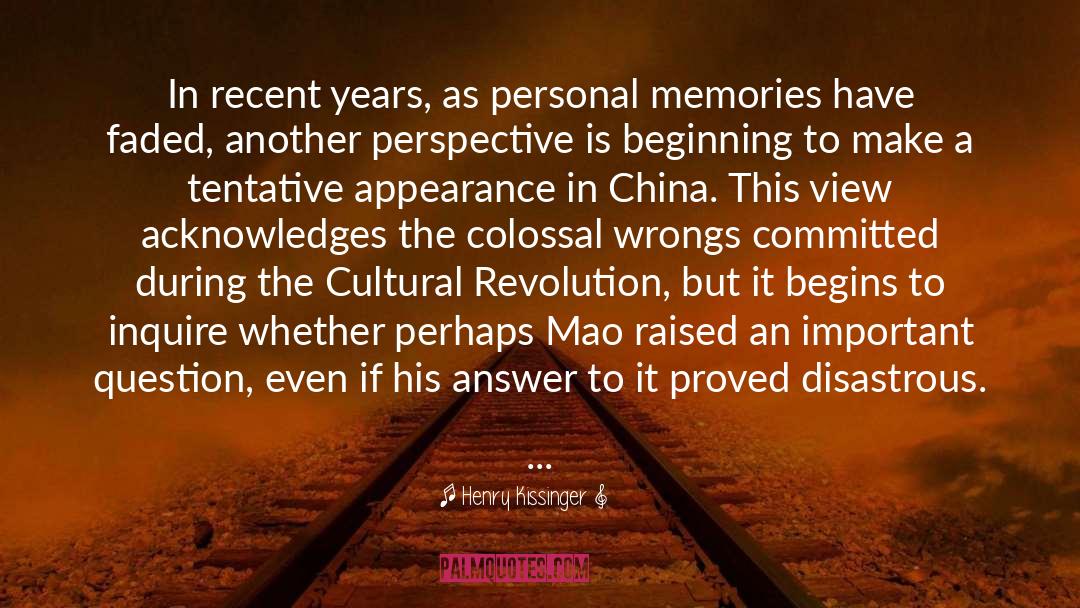 Cultural Renewal quotes by Henry Kissinger