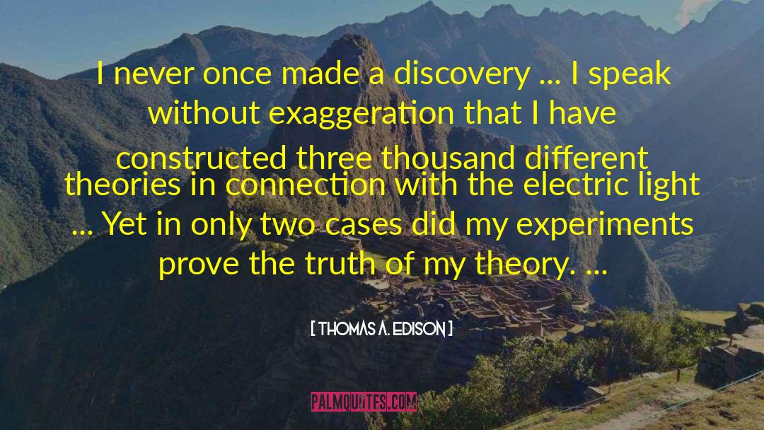 Cultural Theory quotes by Thomas A. Edison