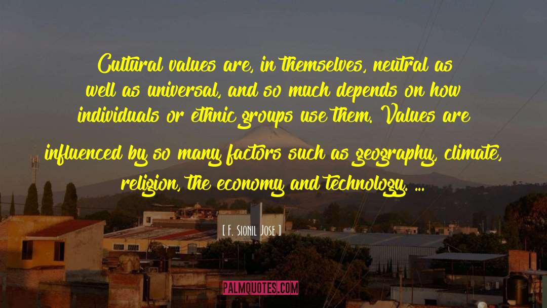 Cultural Values quotes by F. Sionil Jose