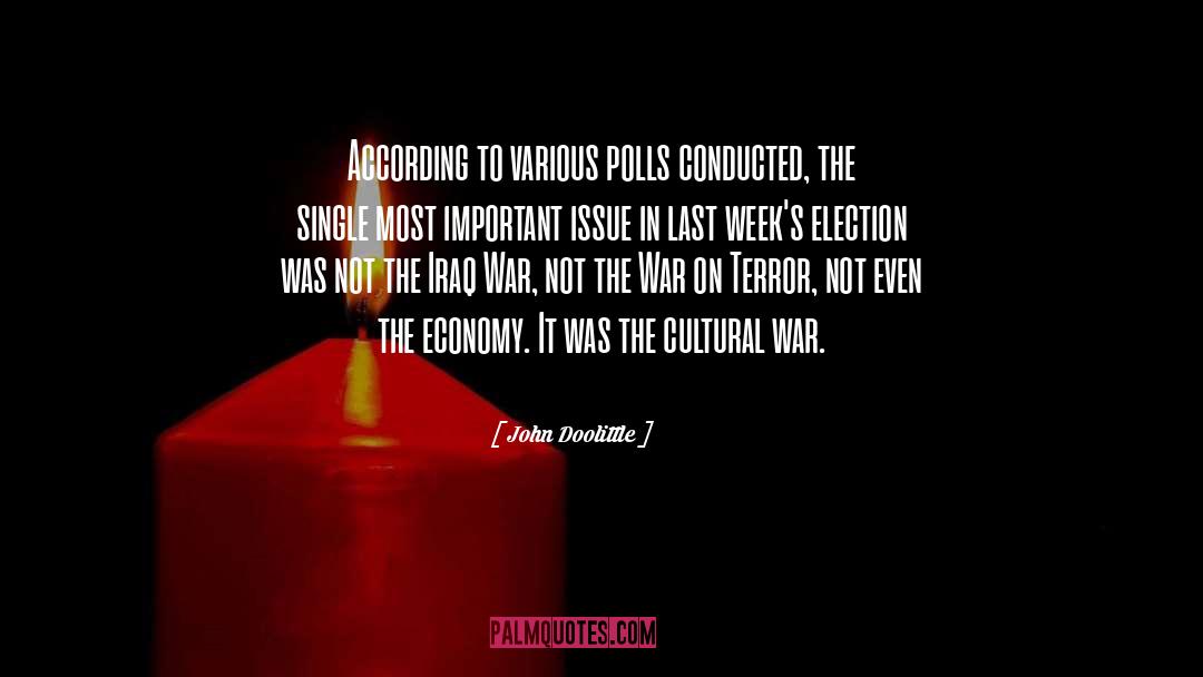 Cultural War quotes by John Doolittle