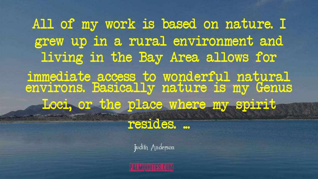 Culture And Environment quotes by Judith Anderson