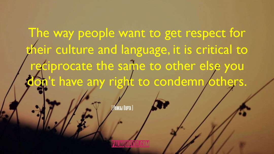 Culture And Language quotes by Pankaj Gupta