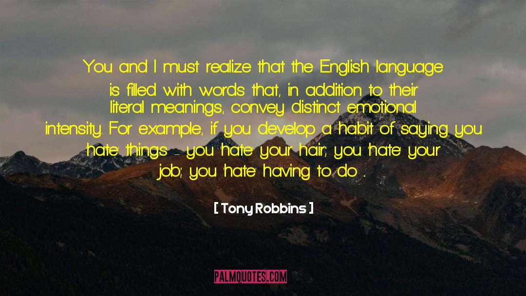 Culture And Language quotes by Tony Robbins