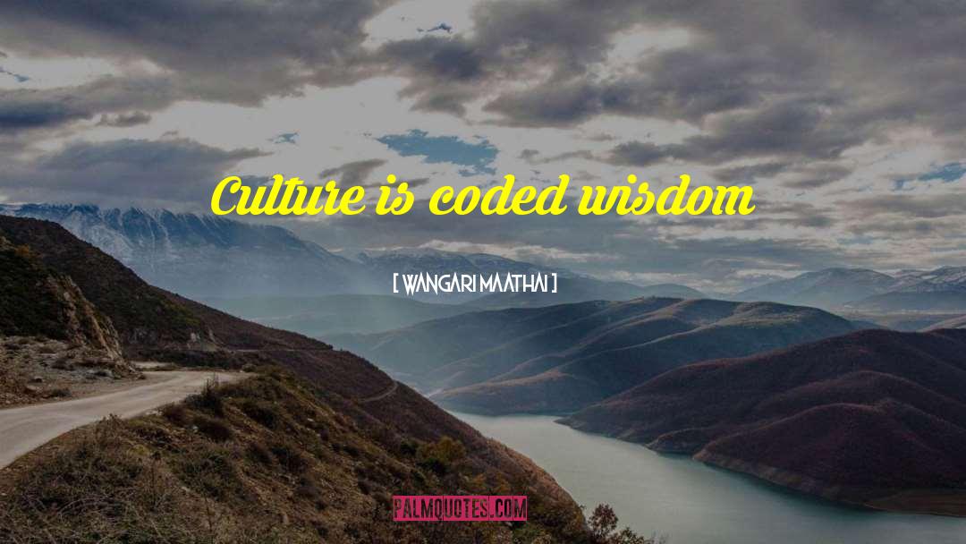 Culture Critique quotes by Wangari Maathai