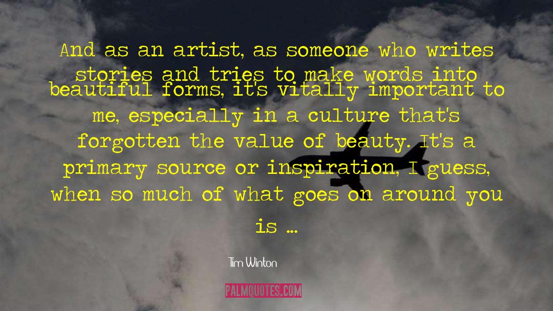 Culture Making quotes by Tim Winton