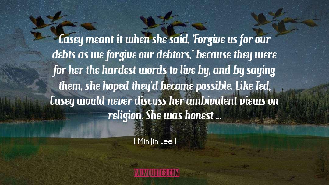 Culture Religion quotes by Min Jin Lee