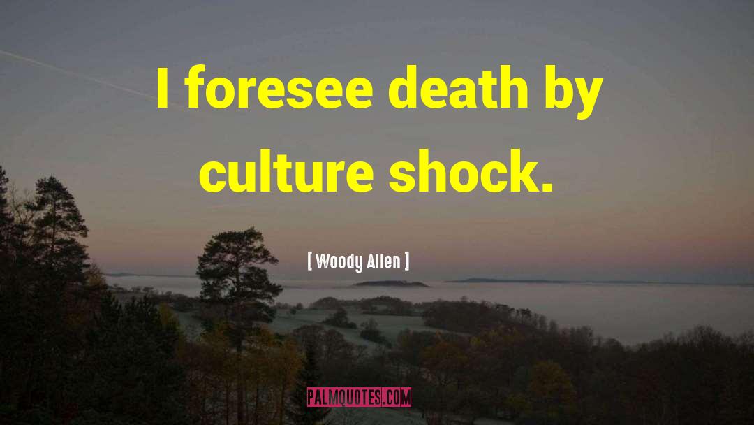 Culture Shock quotes by Woody Allen
