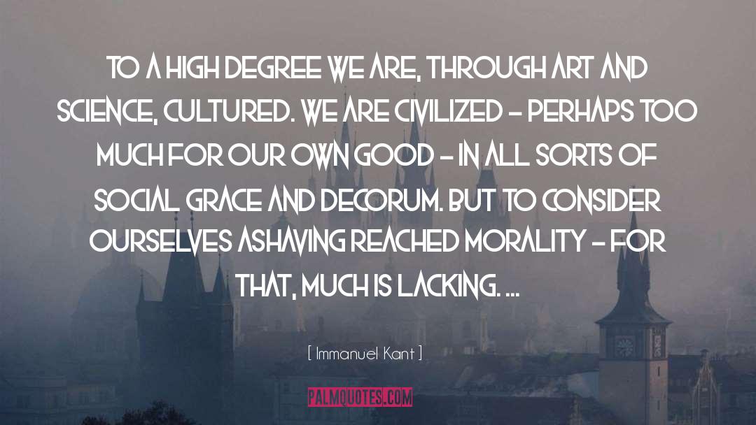 Cultured quotes by Immanuel Kant