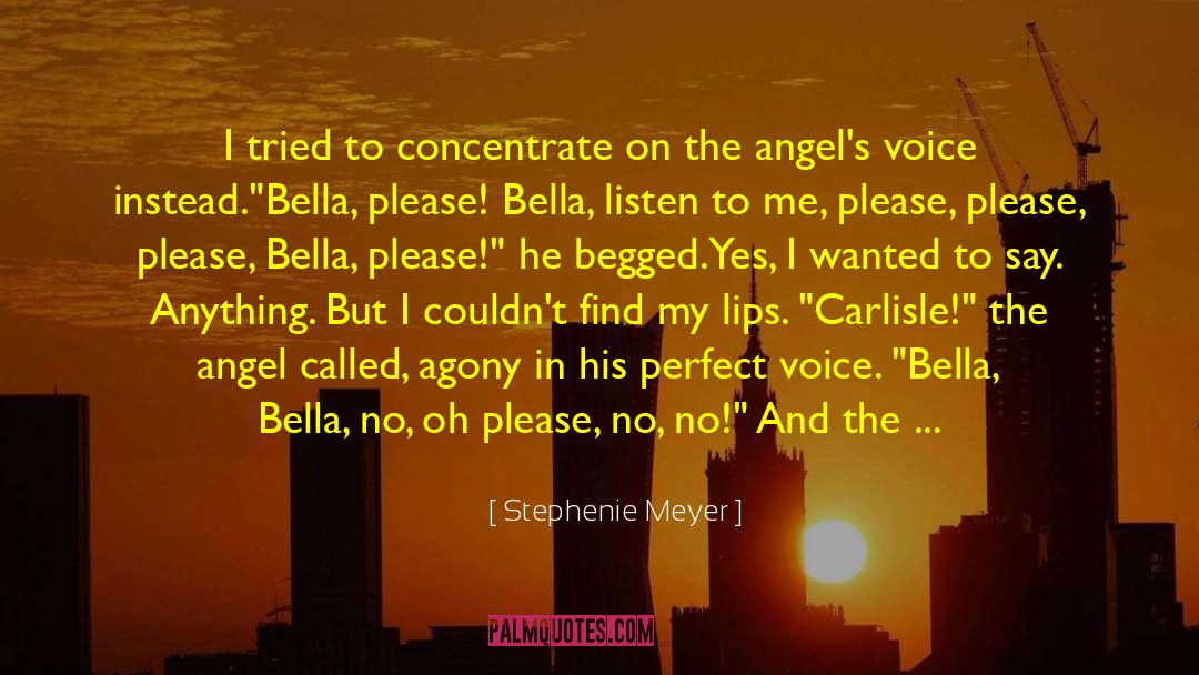 Cum Angel quotes by Stephenie Meyer