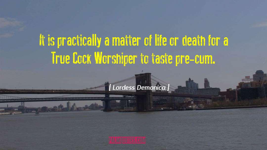 Cum quotes by Lordess Demonica