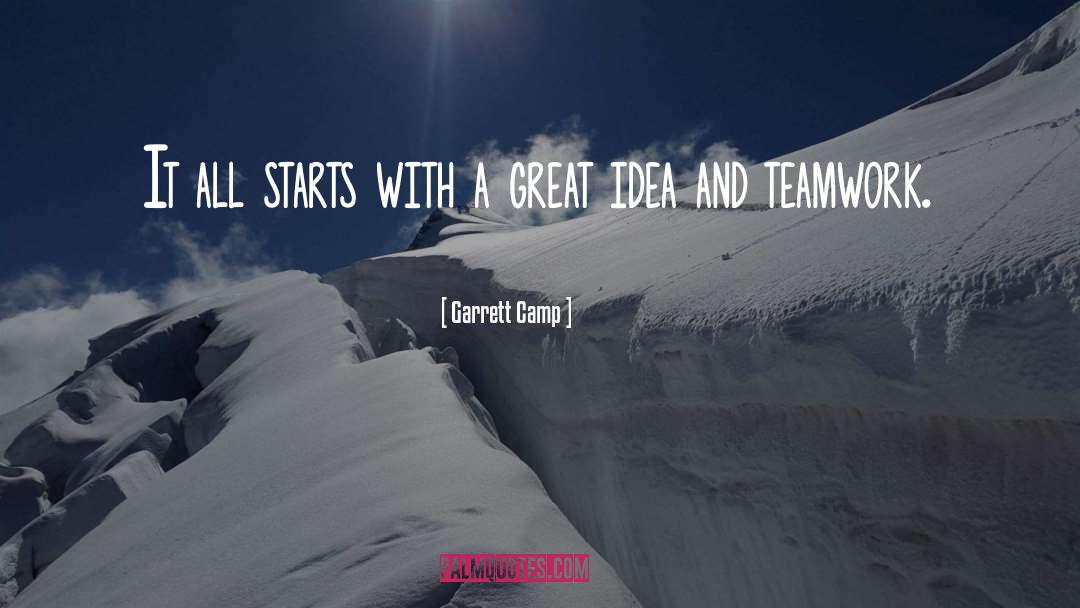 Cumalot Camp quotes by Garrett Camp