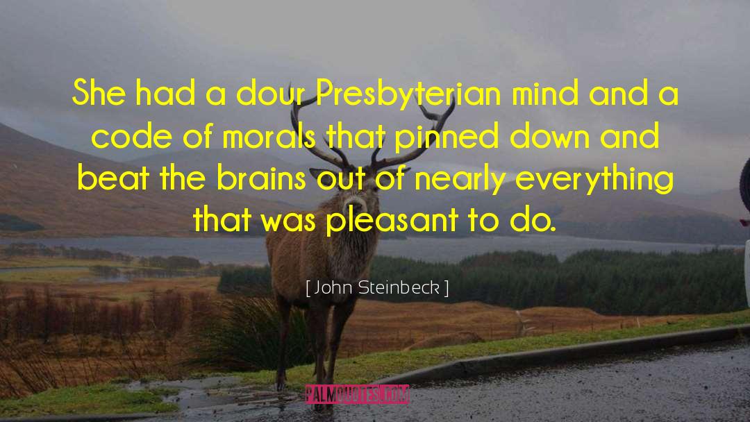 Cumberland Presbyterian quotes by John Steinbeck