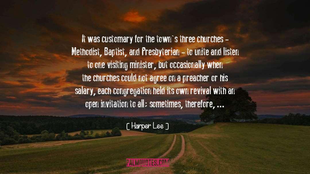 Cumberland Presbyterian quotes by Harper Lee
