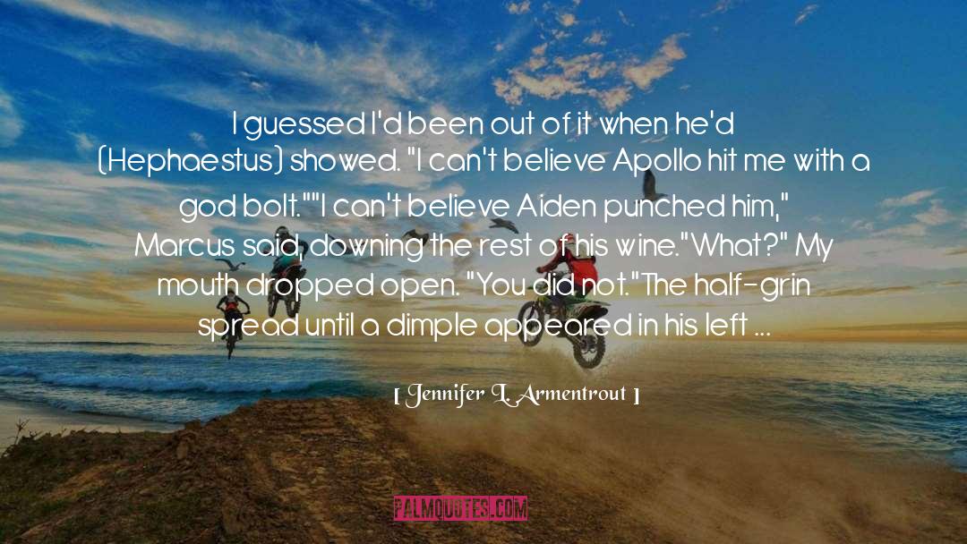 Cup Half Full quotes by Jennifer L. Armentrout