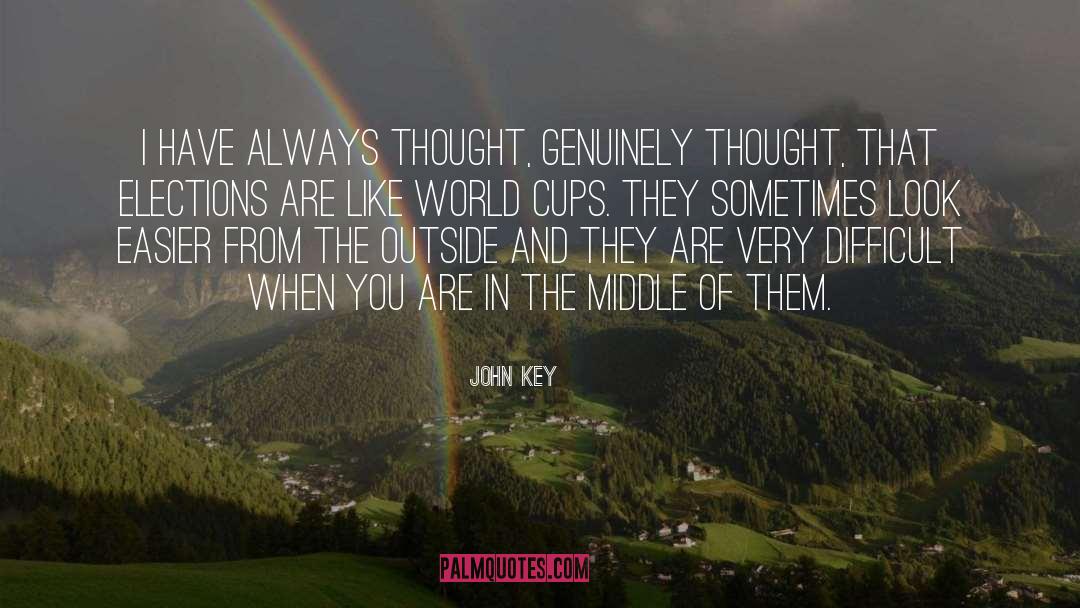Cups quotes by John Key