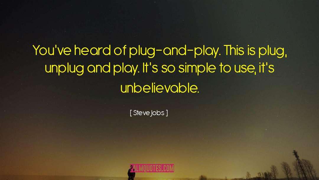 Cupwise Plug Ins quotes by Steve Jobs