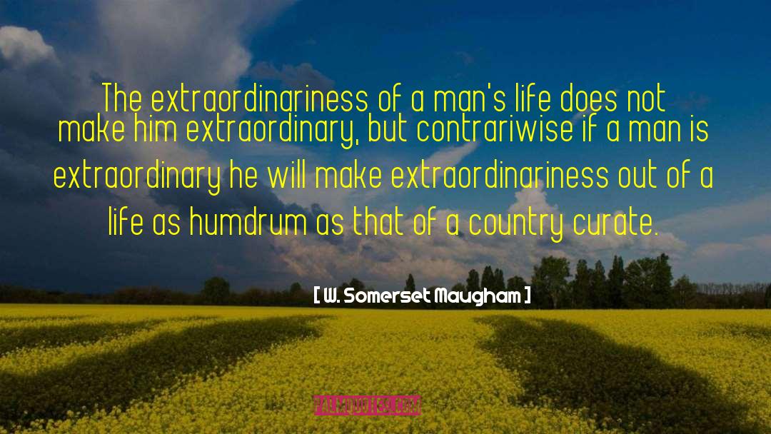 Curate quotes by W. Somerset Maugham