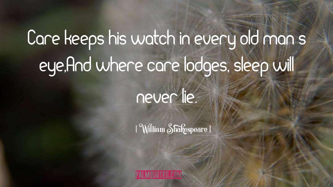 Curated Care quotes by William Shakespeare