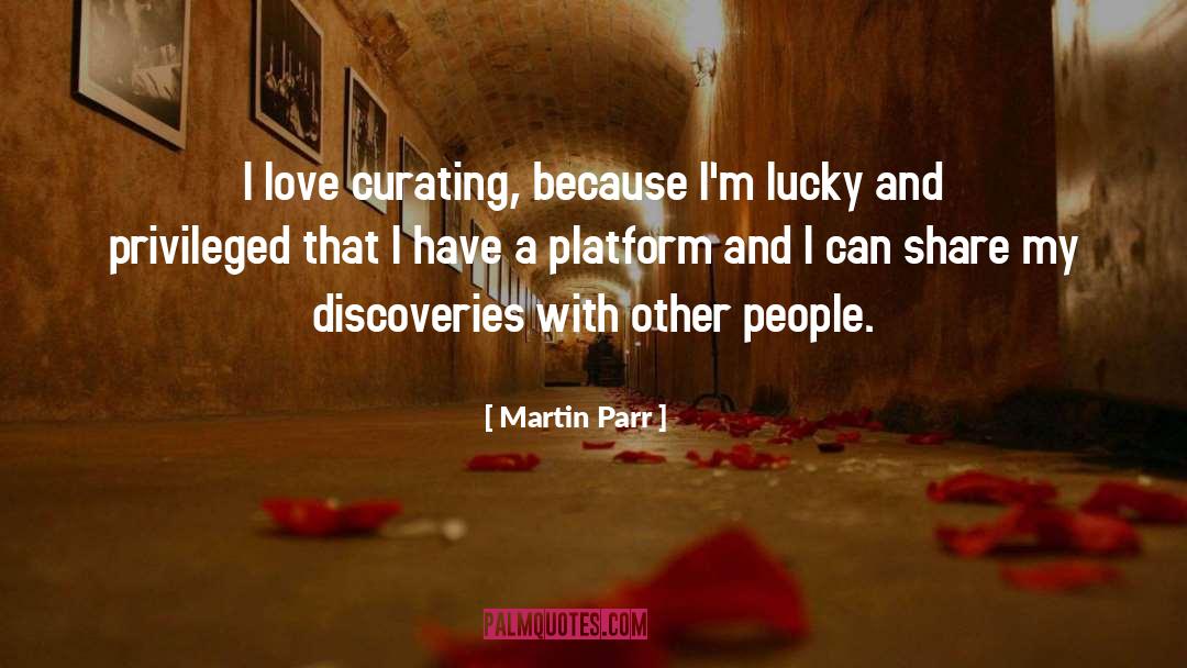 Curating quotes by Martin Parr