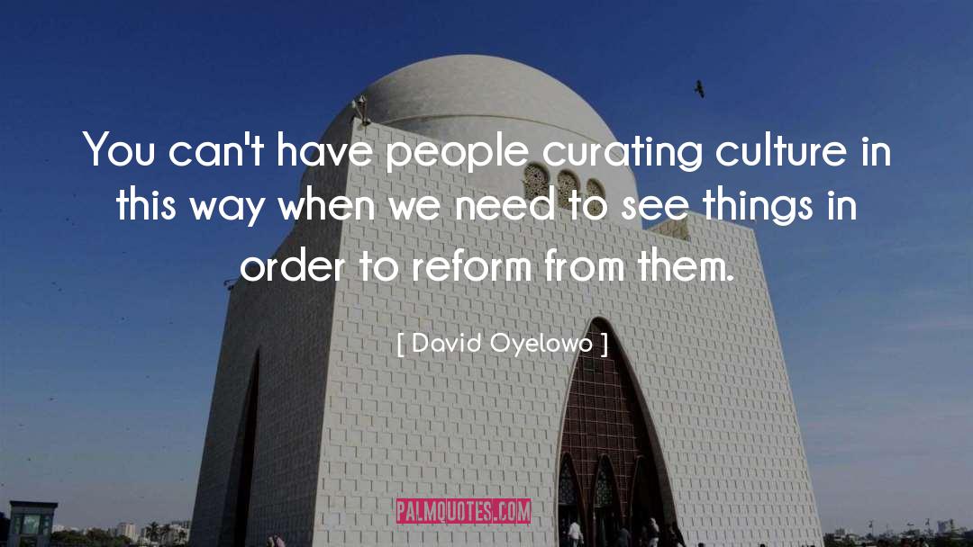 Curating quotes by David Oyelowo