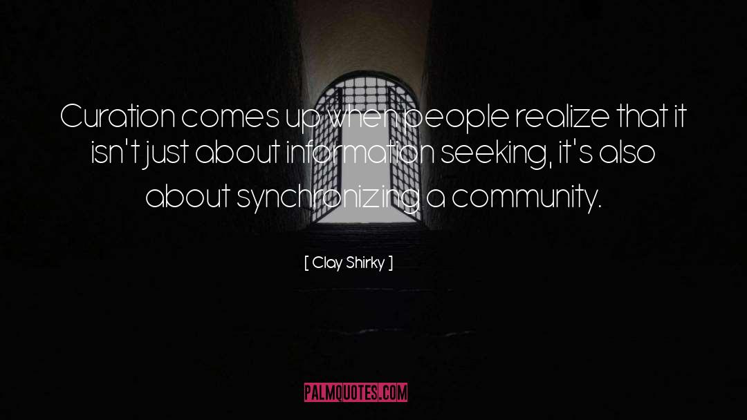 Curation quotes by Clay Shirky