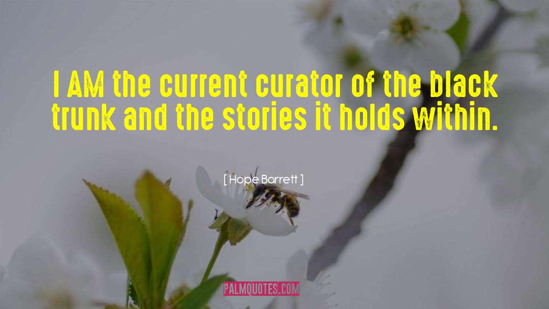 Curator quotes by Hope Barrett