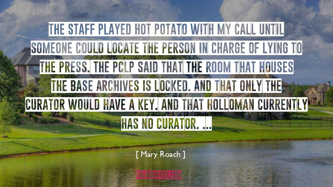 Curators quotes by Mary Roach
