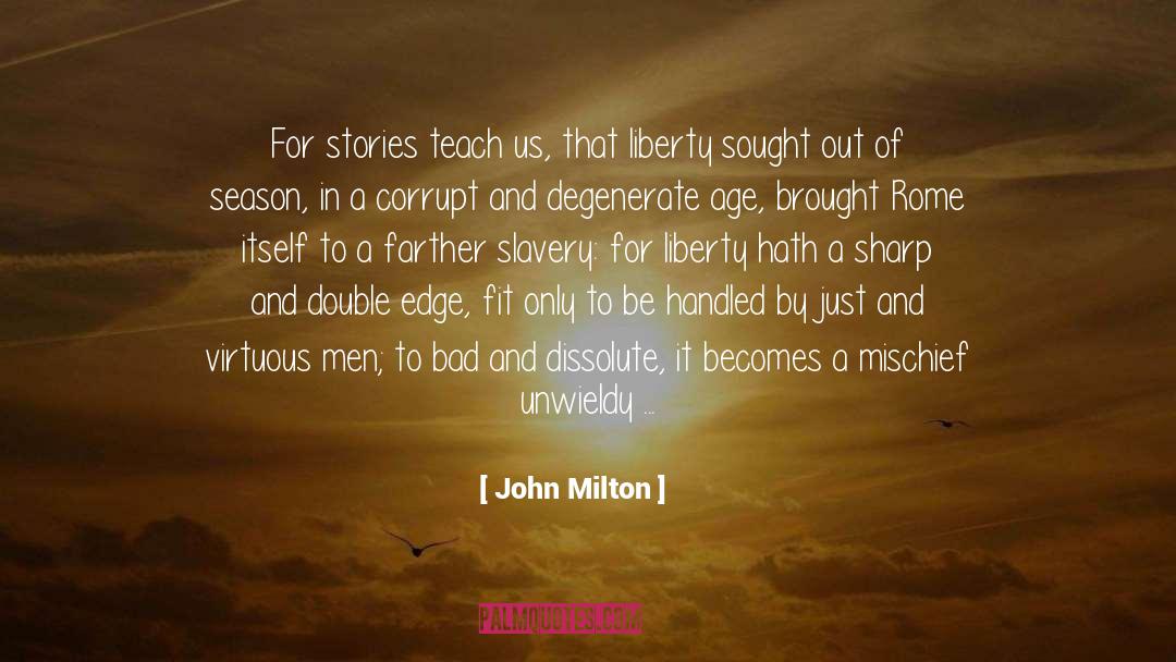 Curb quotes by John Milton