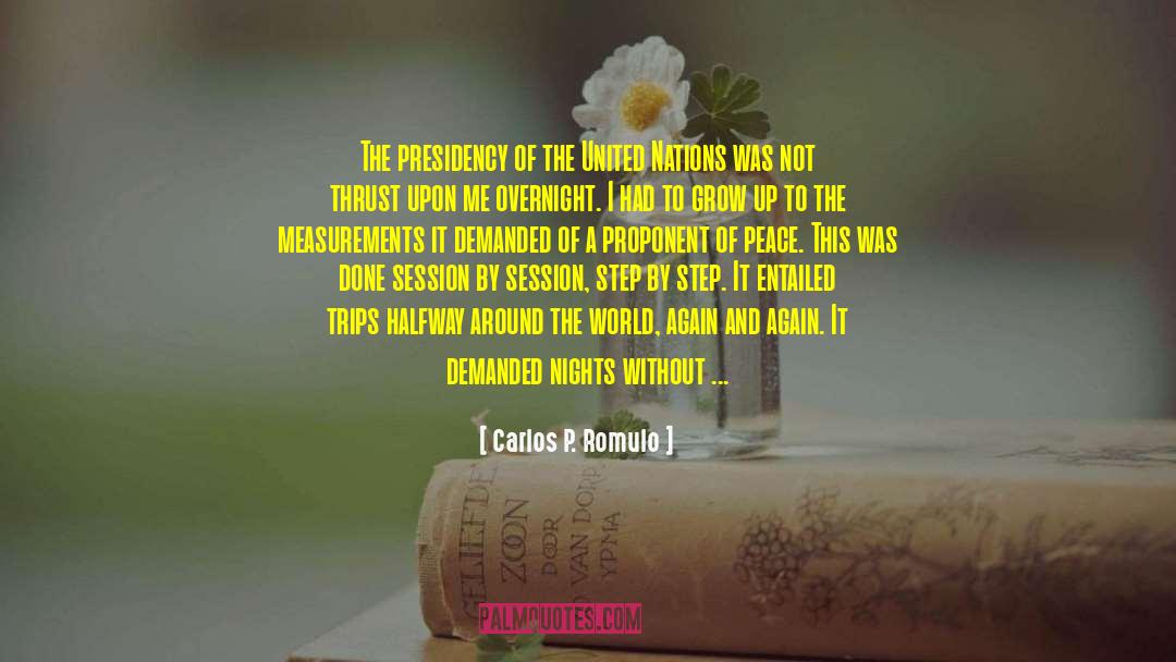 Curb quotes by Carlos P. Romulo