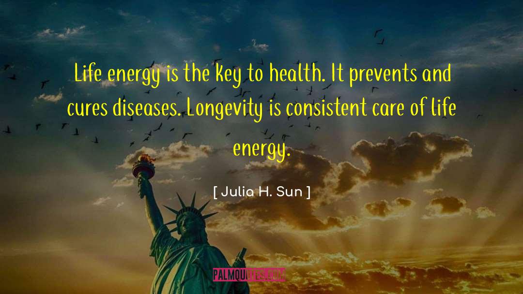 Cure Diseases Without Medicines quotes by Julia H. Sun