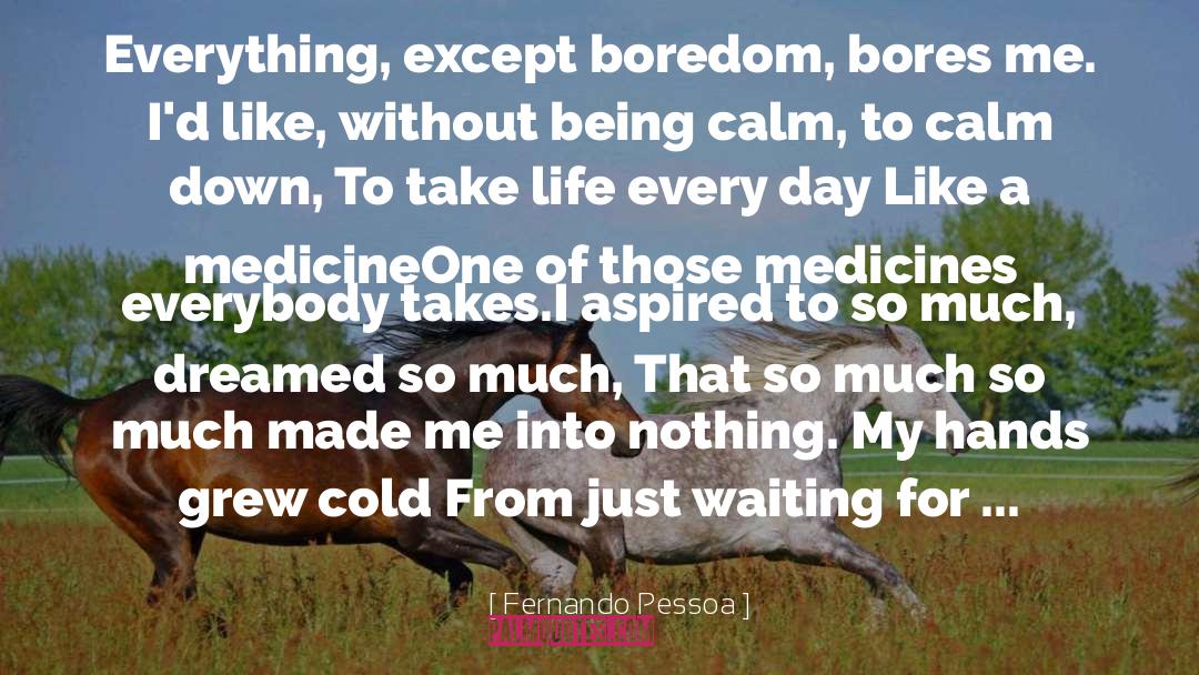 Cure Diseases Without Medicines quotes by Fernando Pessoa