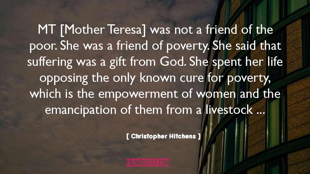 Cure quotes by Christopher Hitchens