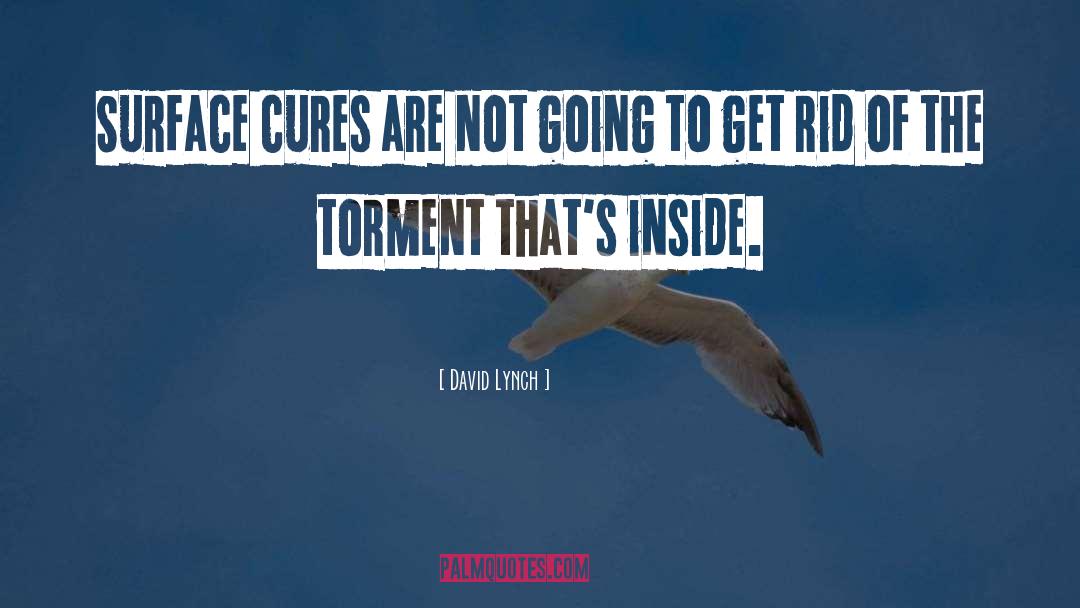 Cures quotes by David Lynch