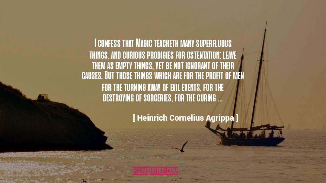 Curing quotes by Heinrich Cornelius Agrippa