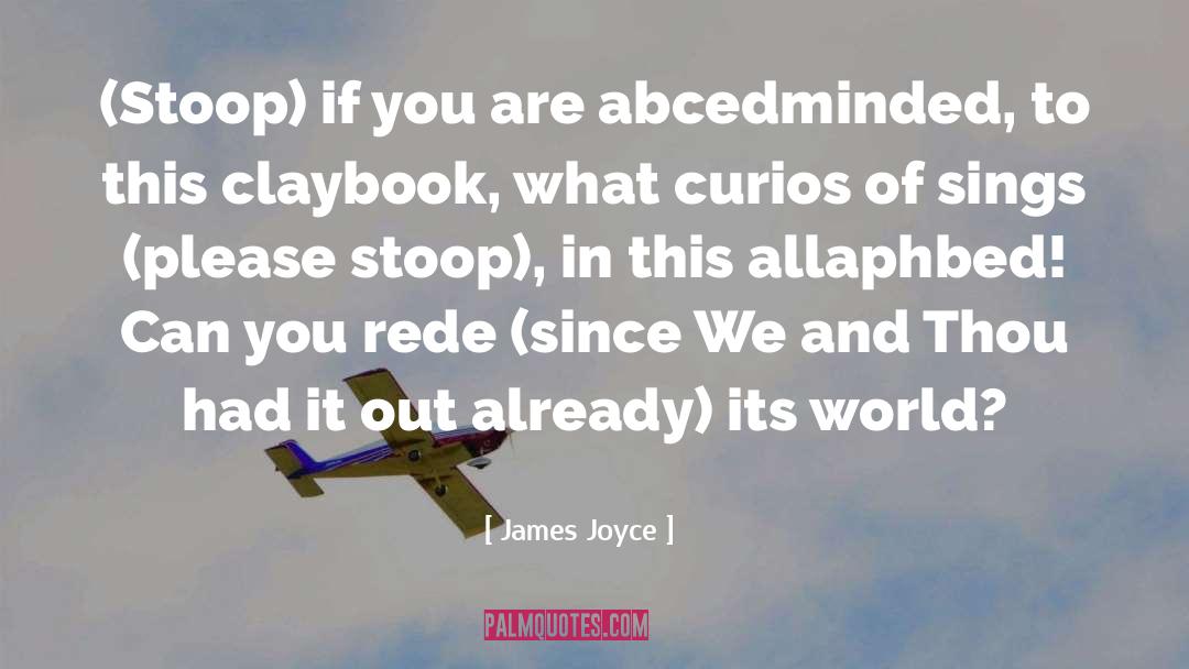 Curios quotes by James Joyce