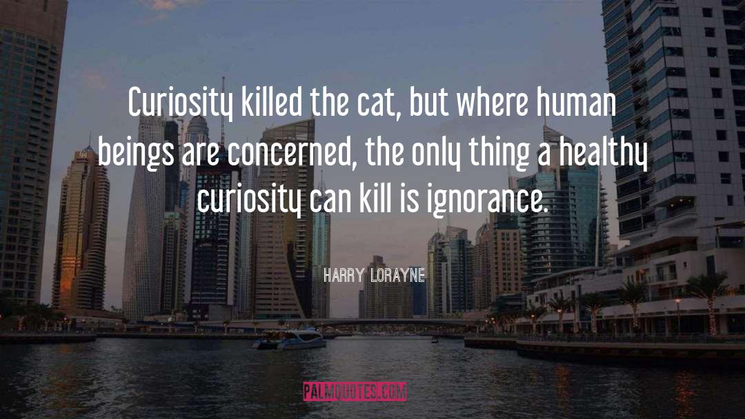 Curiosity Killed The Cat quotes by Harry Lorayne