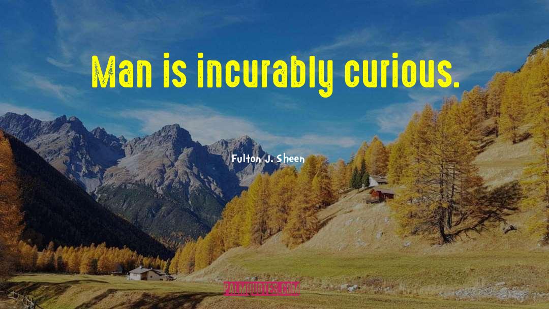 Curiousity quotes by Fulton J. Sheen