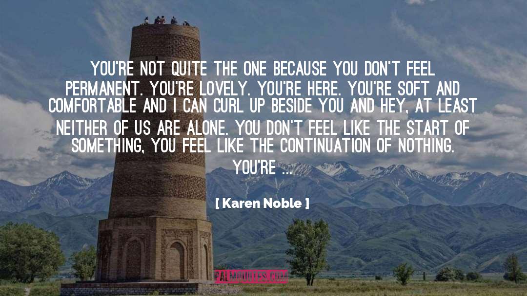 Curl Up quotes by Karen Noble