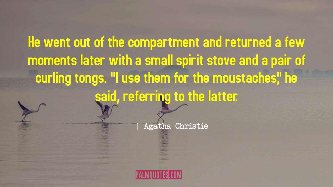 Curling quotes by Agatha Christie