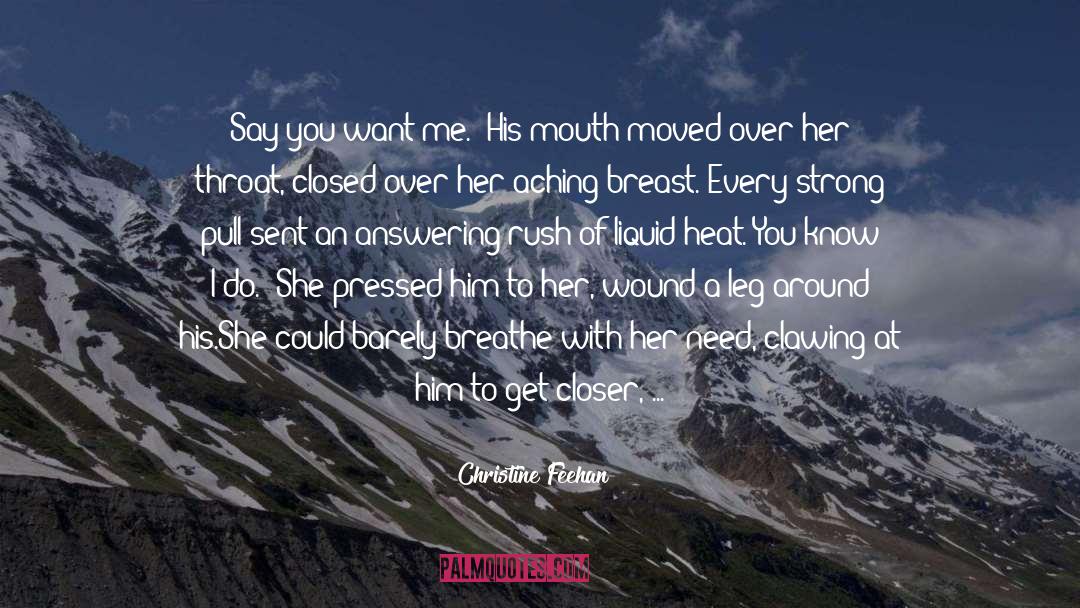 Curls quotes by Christine Feehan