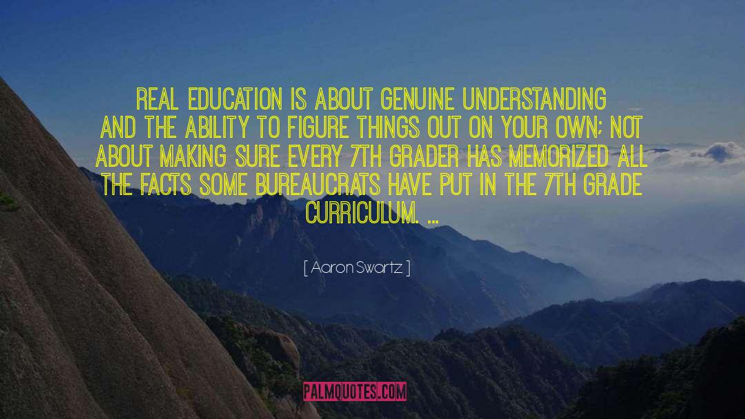 Curriculum quotes by Aaron Swartz