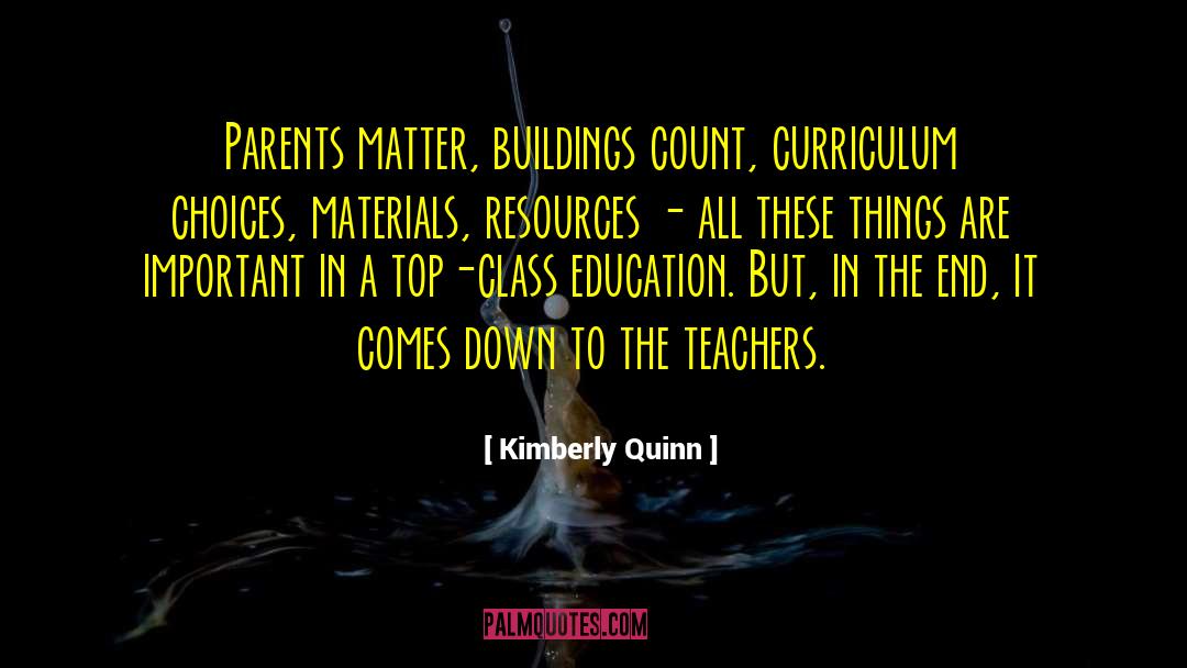 Curriculum quotes by Kimberly Quinn