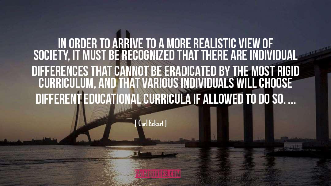 Curriculum quotes by Carl Eckart