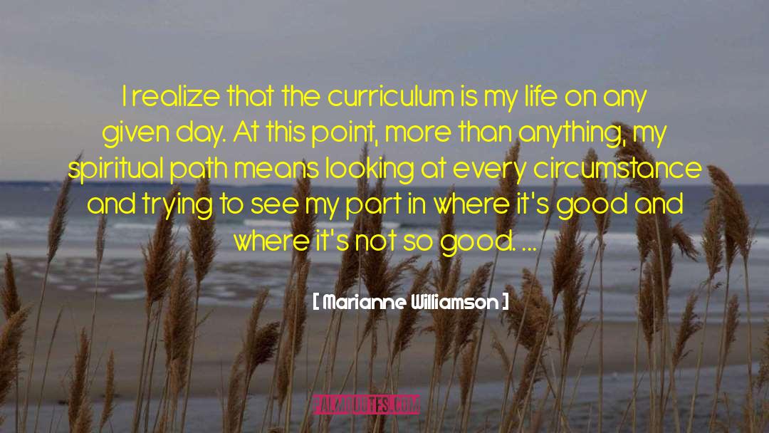 Curriculum Vitae quotes by Marianne Williamson