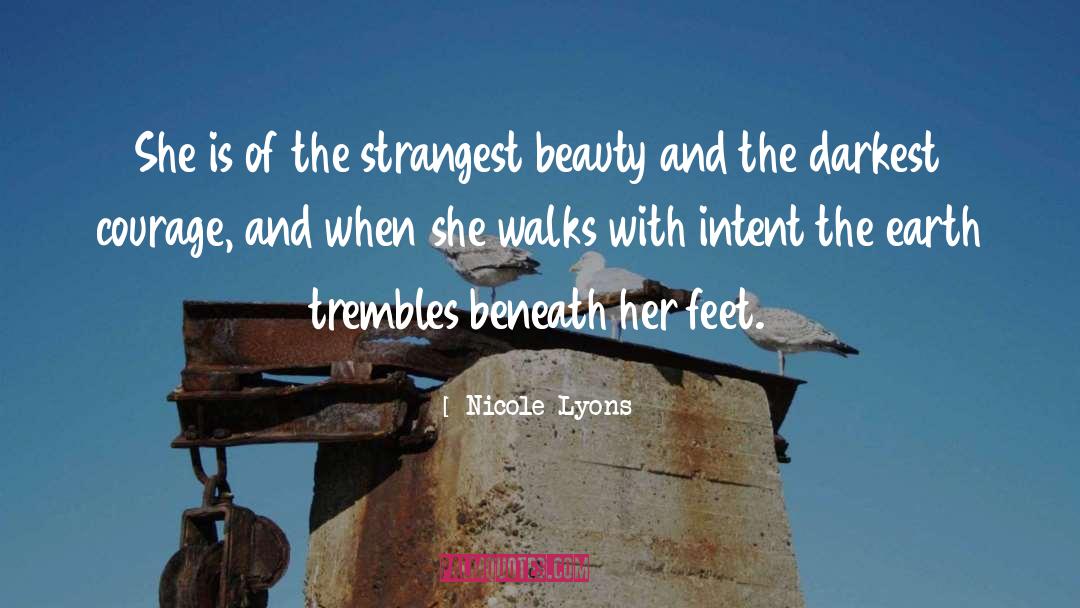 Curses Beneath Her Feet quotes by Nicole Lyons