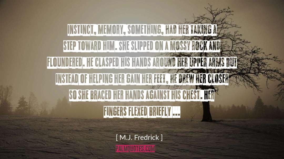 Curses Beneath Her Feet quotes by M.J. Fredrick