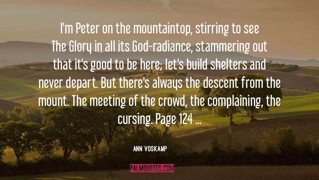 Cursing quotes by Ann Voskamp