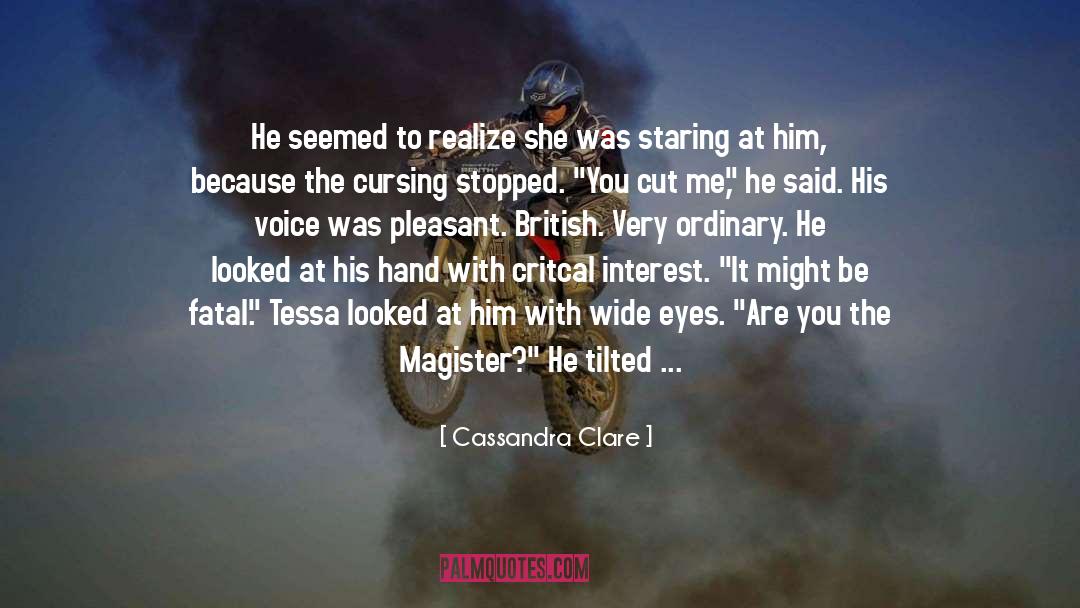 Cursing quotes by Cassandra Clare